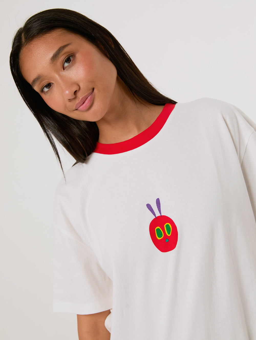 The Very Hungry Caterpillar x Skinnydip Ringer T-Shirt and Trouser Set with Eye Mask Lingerie & Nightwear Skinnydip London