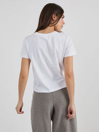 This Girl Has Bieber Fever Baby T-Shirt In White Tops & T-Shirts Skinnydip London