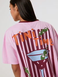 Tini Time Pink T-Shirt Tops & T-Shirts Skinnydip London