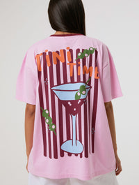 Tini Time Pink T-Shirt Tops & T-Shirts Skinnydip London
