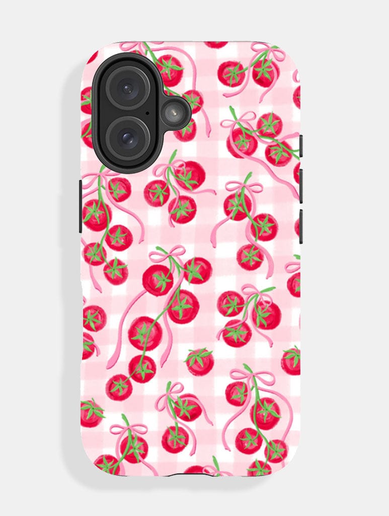 Tomato Gingham Ultra Protective iPhone Case Phone Cases Skinnydip London