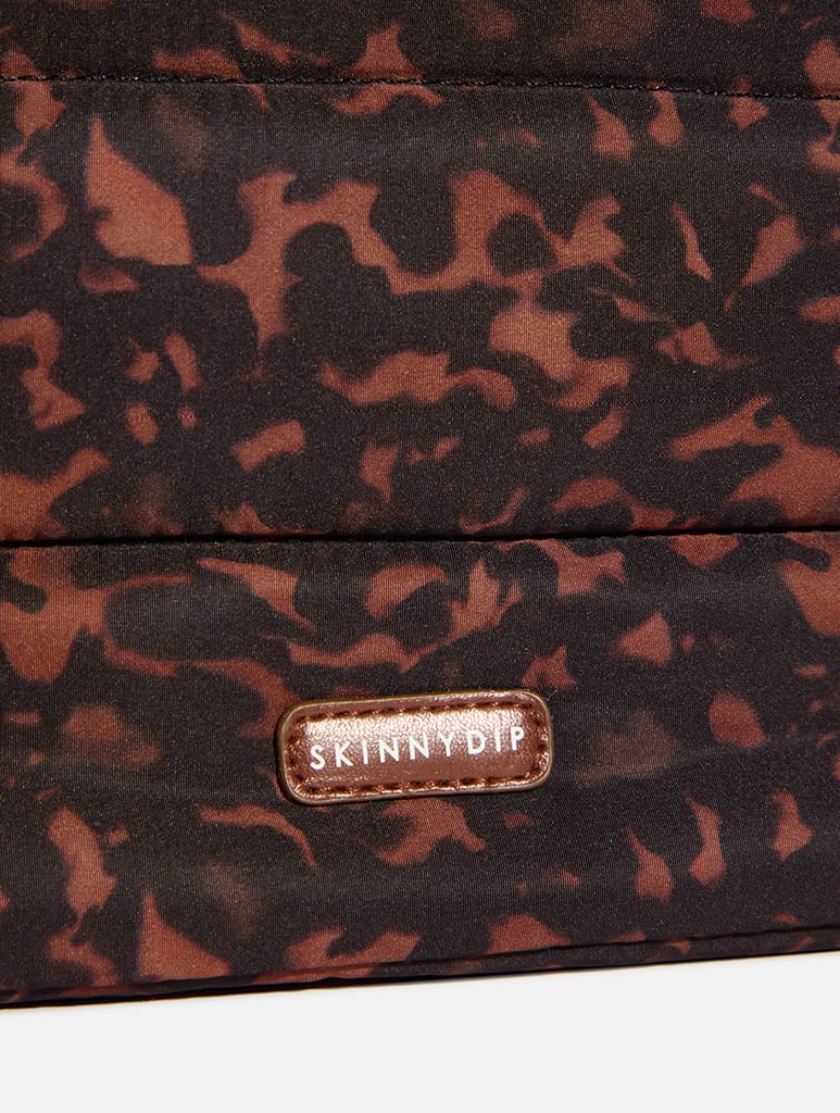 Tortoiseshell Print Pillow Pouch Makeup Bag Makeup Bags & Wash Bags Skinnydip London