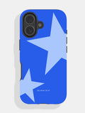 Two Stars Dark Blue Ultra Protective iPhone Case Phone Cases Skinnydip London