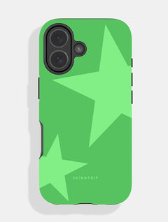 Two Stars Green Ultra Protective iPhone Case Phone Cases Skinnydip London