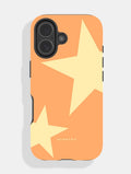 Two Stars Orange Yellow Ultra Protective iPhone Case Phone Cases Skinnydip London