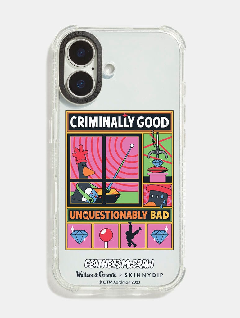Wallace & Gromit x Skinnydip Criminally Good Shock iPhone Case Phone Cases Skinnydip London