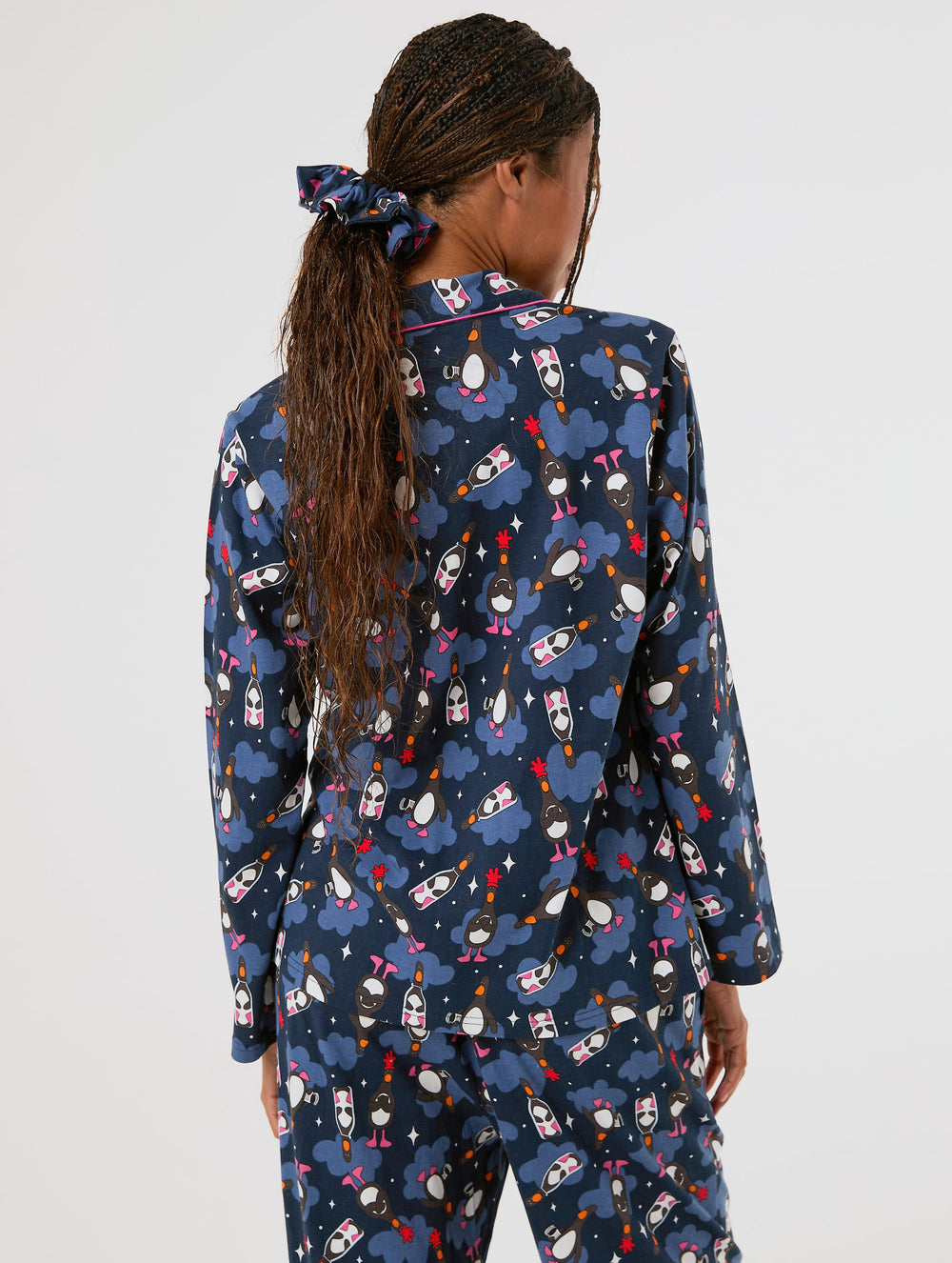 Wallace & Gromit x Skinnydip Feathers Pyjama set with Scrunchie Lingerie & Nightwear Skinnydip London