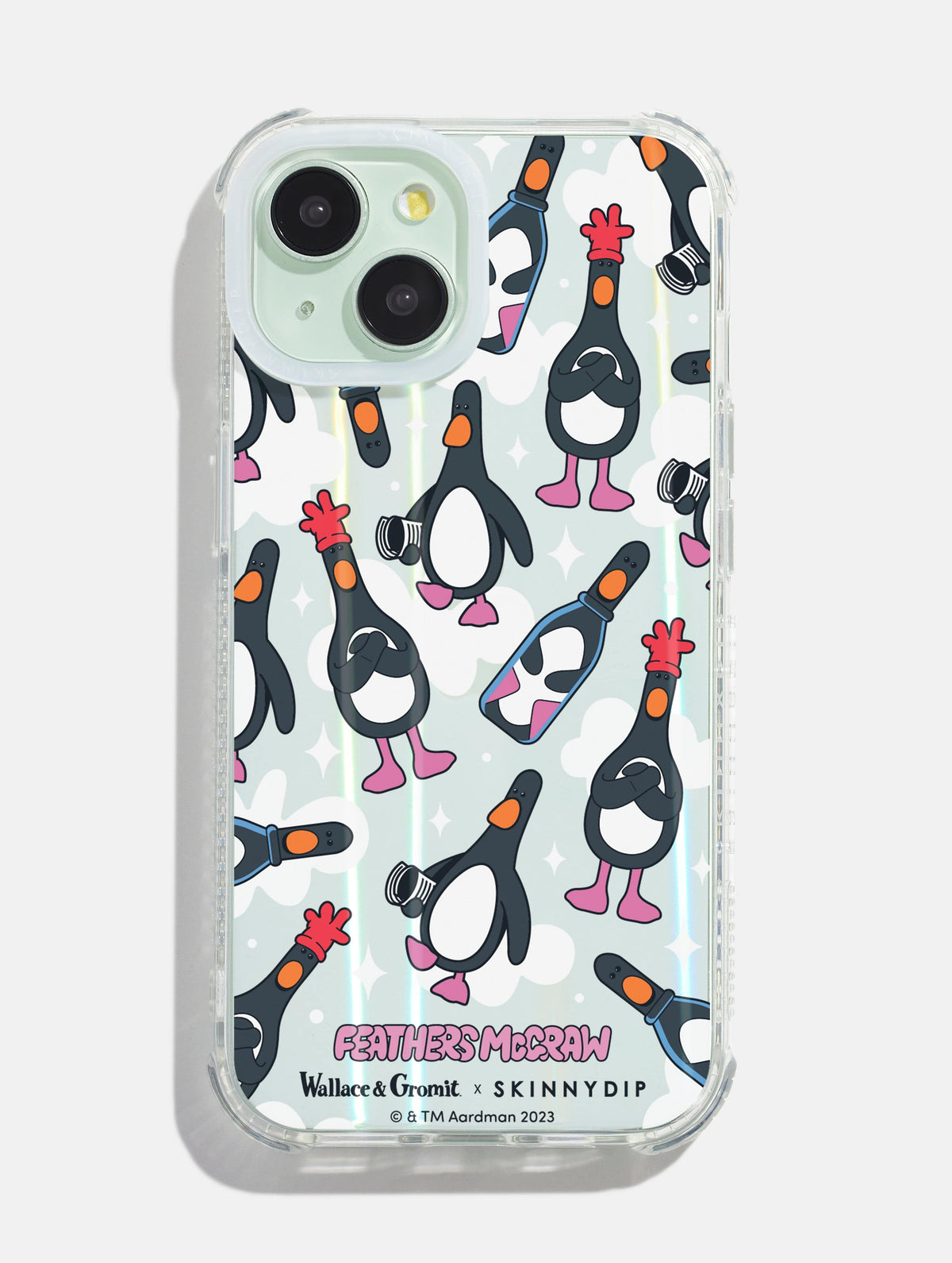 Wallace & Gromit x Skinnydip Feathers Shock iPhone Case Phone Cases Skinnydip London