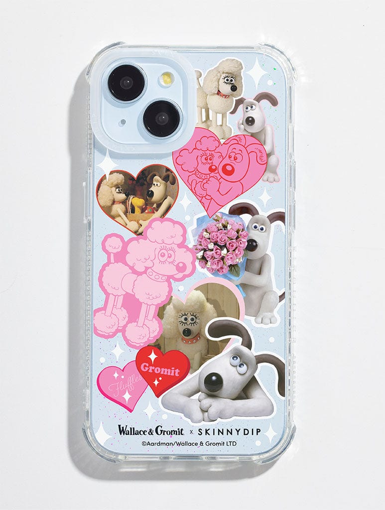 Wallace & Gromit x Skinnydip Gromit & Fluffels Shock iPhone Case | Nostalgic Characters Merchandise Wallace & Gromit x Skinnydip Gromit & Fluffels Shock iPhone Case | Nostalgic Characters Merchandise