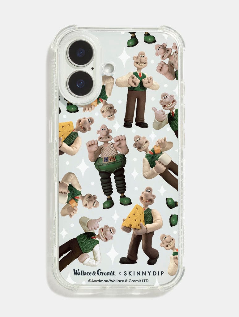 Wallace & Gromit x Skinnydip Wallace Shock iPhone Case Phone Cases Skinnydip London