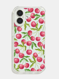 Watercolour Cherries Shock iPhone Case Phone Cases Skinnydip London