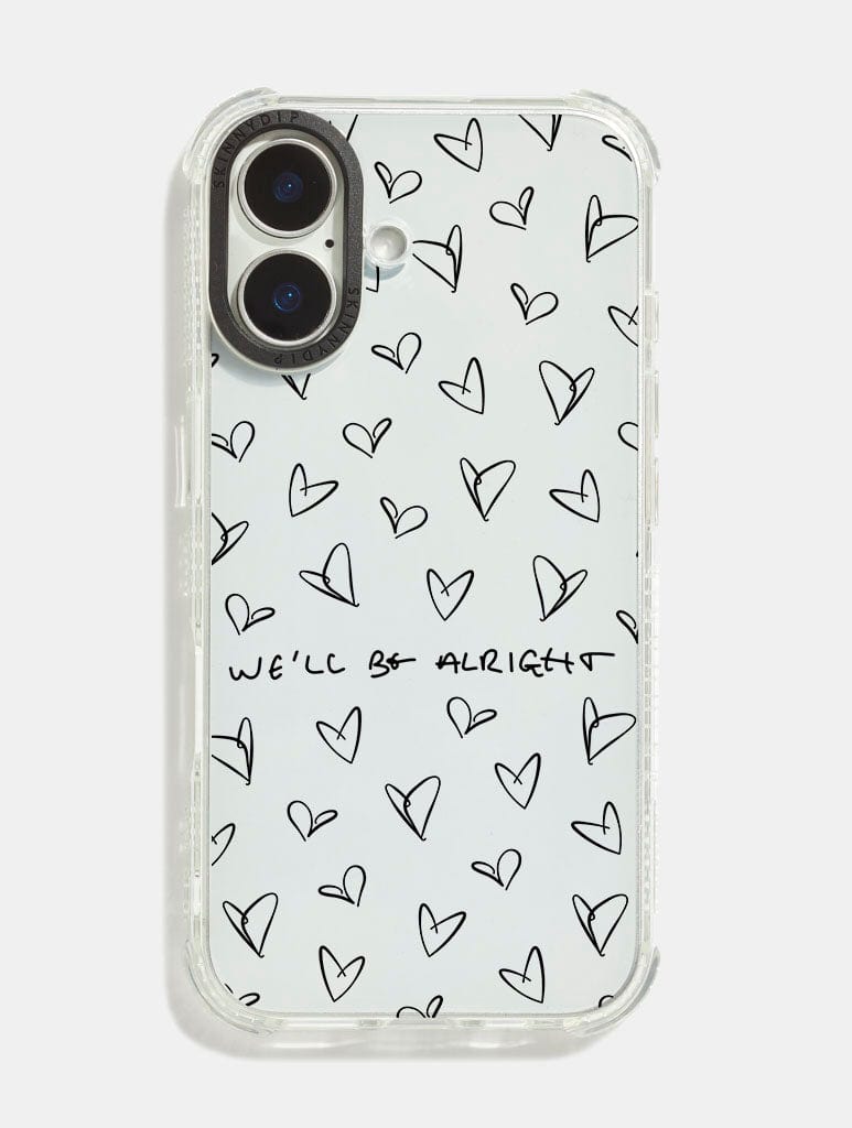 We'll be Alright Shock iPhone Case Phone Cases Skinnydip London