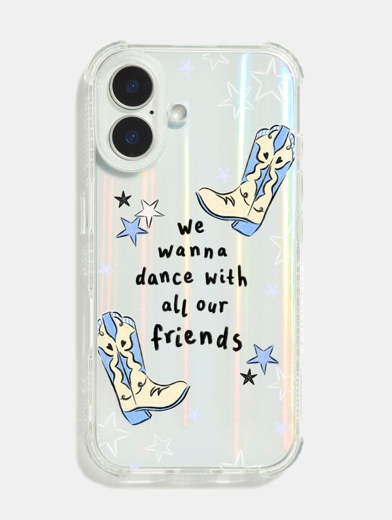 We Wanna Dance With All Our Friends Shock iPhone Case Phone Cases Skinnydip London