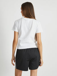 When Did You Get Hot Baby T-Shirt In White Tops & T-Shirts Skinnydip London