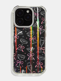 White Cocktail Bows Shock iPhone Case Phone Cases Skinnydip London