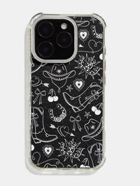 White Cowboy Valentine Shock iPhone Case Phone Cases Skinnydip London