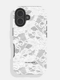 White Lace Ultra Protective iPhone Case Phone Cases Skinnydip London