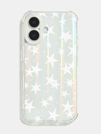 White Stars Shock iPhone Case Phone Cases Skinnydip London