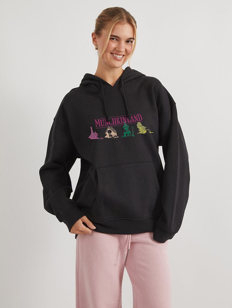 Wicked x Skinnydip Munchkin Land Hoodie In Black Hoodies & Sweatshirts Skinnydip London