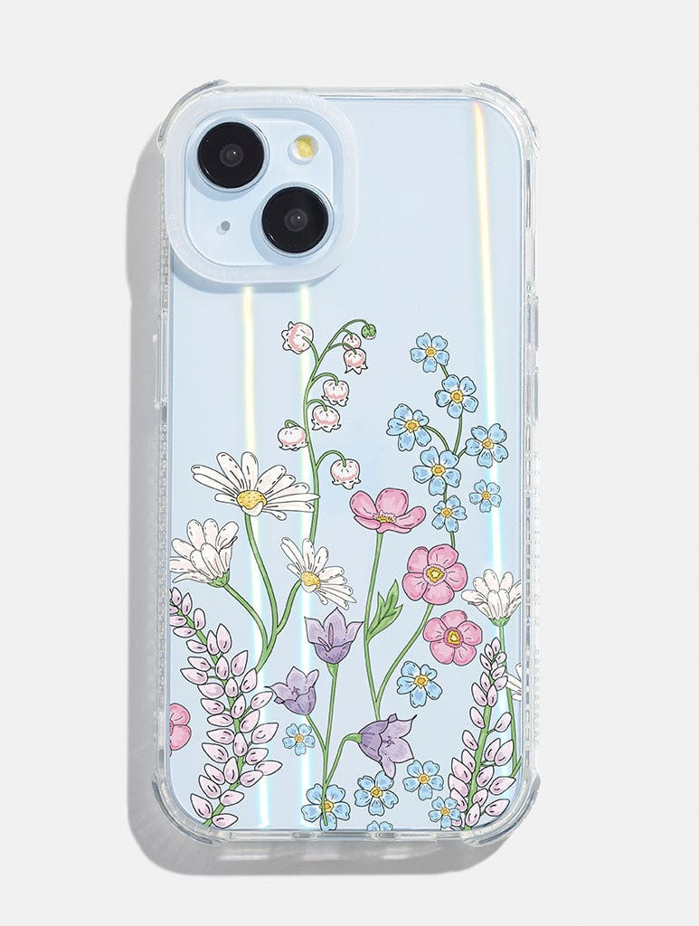Wildflower Holo Shock iPhone Case | Holographic Floral Phone Case Wildflower Holo Shock iPhone Case | Holographic Floral Phone Case