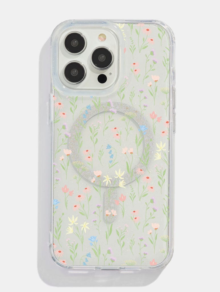 Wildflower Posie Glitter MagSafe iPhone Case Phone Cases Skinnydip London