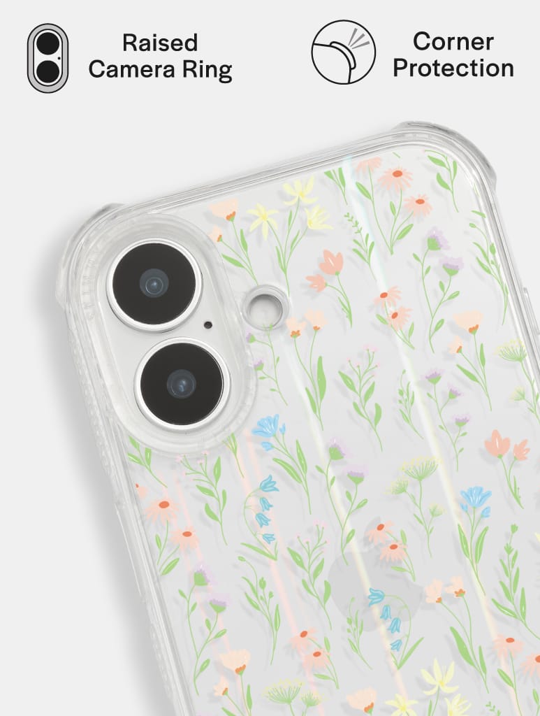 Wildflower Posie Shock iPhone Case Phone Cases Skinnydip London