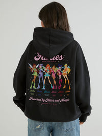 Winx Club x Skinnydip Fairies Rule The World Hoodie In Black Hoodies & Sweatshirts Skinnydip London