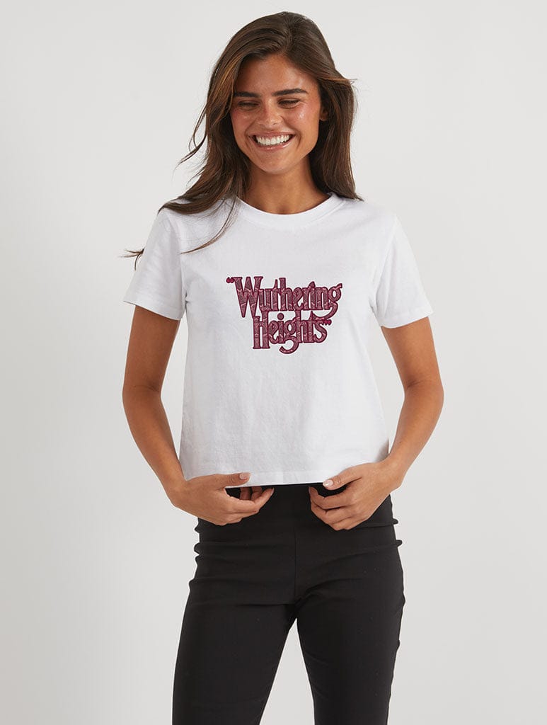 Wuthering Heights x Skinnydip Baby T-Shirt In White Tops & T-Shirts Skinnydip London