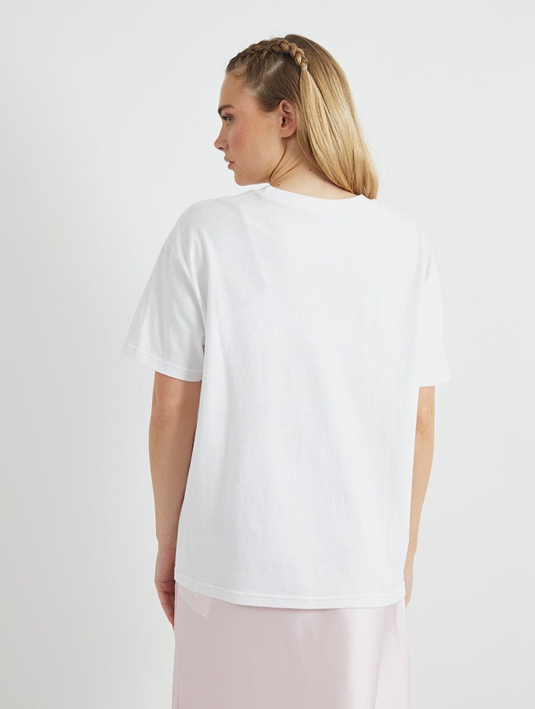 Yapper T-Shirt in Ecru Tops & T-Shirts Skinnydip London