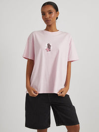 Yee Haw or Leave T-Shirt In Pink Tops & T-Shirts Skinnydip London