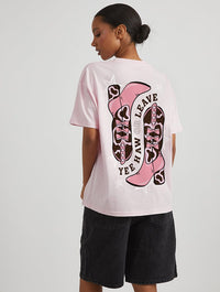 Yee Haw or Leave T-Shirt In Pink Tops & T-Shirts Skinnydip London