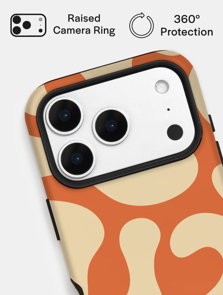 Yellow and Orange Pattern Ultra Protective iPhone Case Phone Cases Skinnydip London