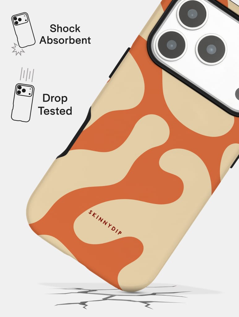 Yellow and Orange Pattern Ultra Protective iPhone Case Phone Cases Skinnydip London