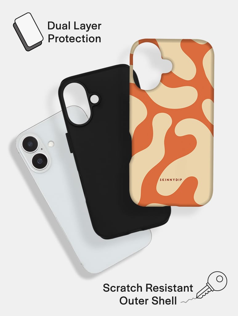 Yellow and Orange Pattern Ultra Protective iPhone Case Phone Cases Skinnydip London