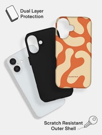 Yellow and Orange Pattern Ultra Protective iPhone Case Phone Cases Skinnydip London