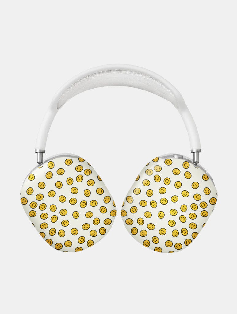 Yellow Smile AirPods Max Case in Matte AirPods Cases Skinnydip London