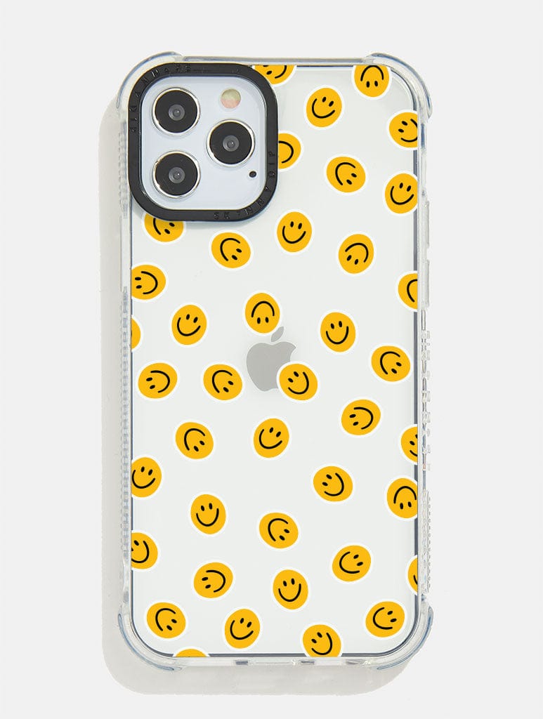 Yellow Smile Shock iPhone Case Phone Cases Skinnydip London