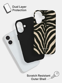 Zebra Print Ultra Protective iPhone Case Phone Cases Skinnydip London