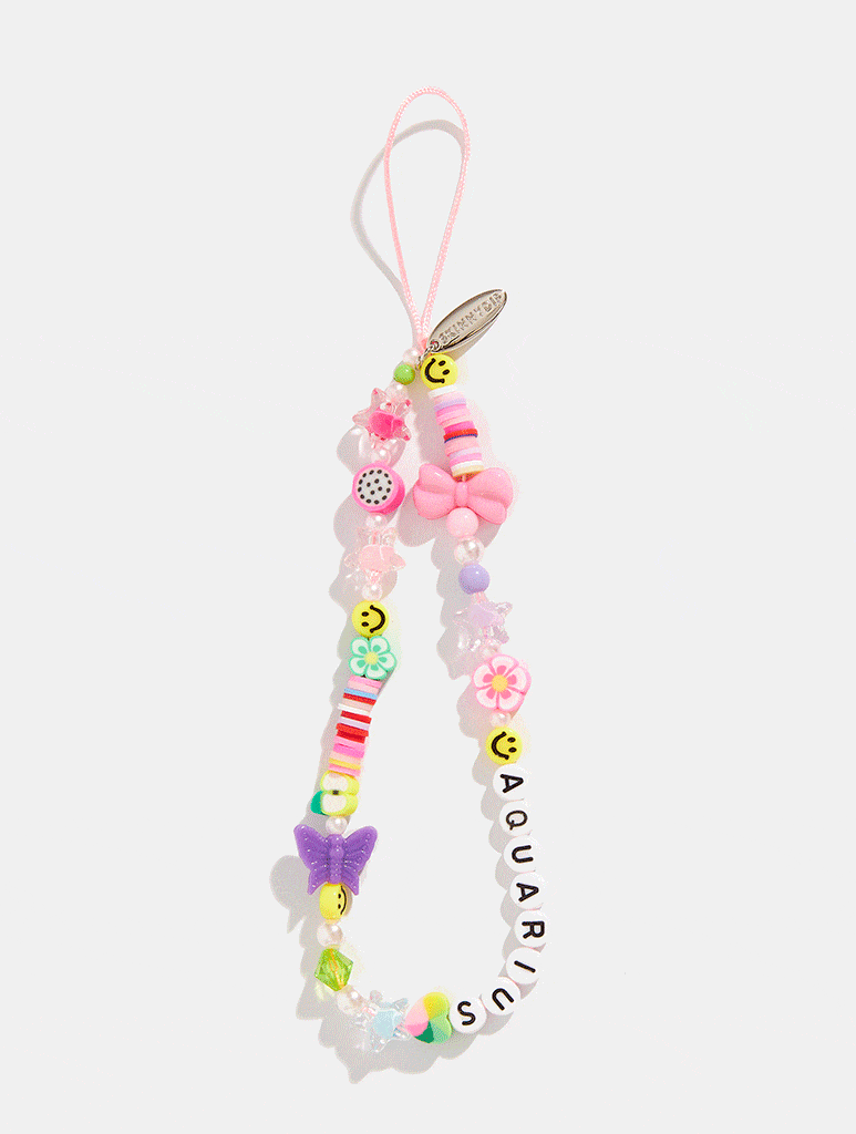 Zodiac Beaded Phone Strap Phone Grips Skinnydip London