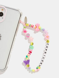 Zodiac Beaded Phone Strap Phone Grips Skinnydip London