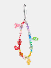 Care Bears x Skinnydip Rainbow Beaded Phone Strap Phone Grips Skinnydip London