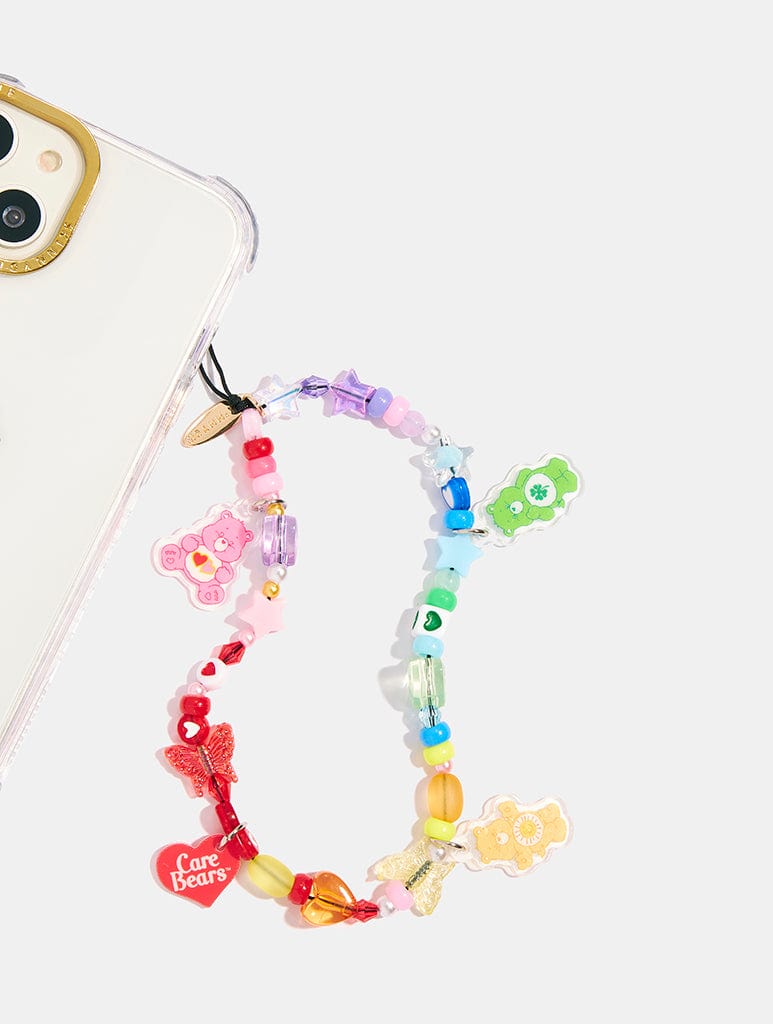 Care Bears x Skinnydip Rainbow Beaded Phone Strap Phone Grips Skinnydip London
