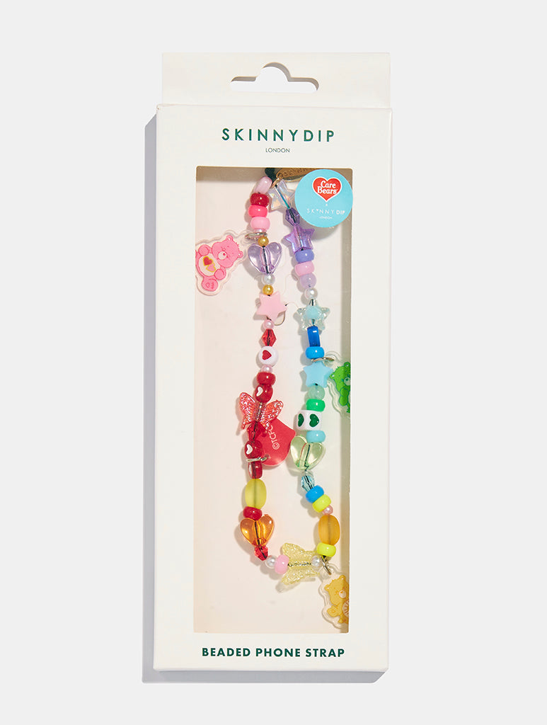 Care Bears x Skinnydip Rainbow Beaded Phone Strap Phone Grips Skinnydip London