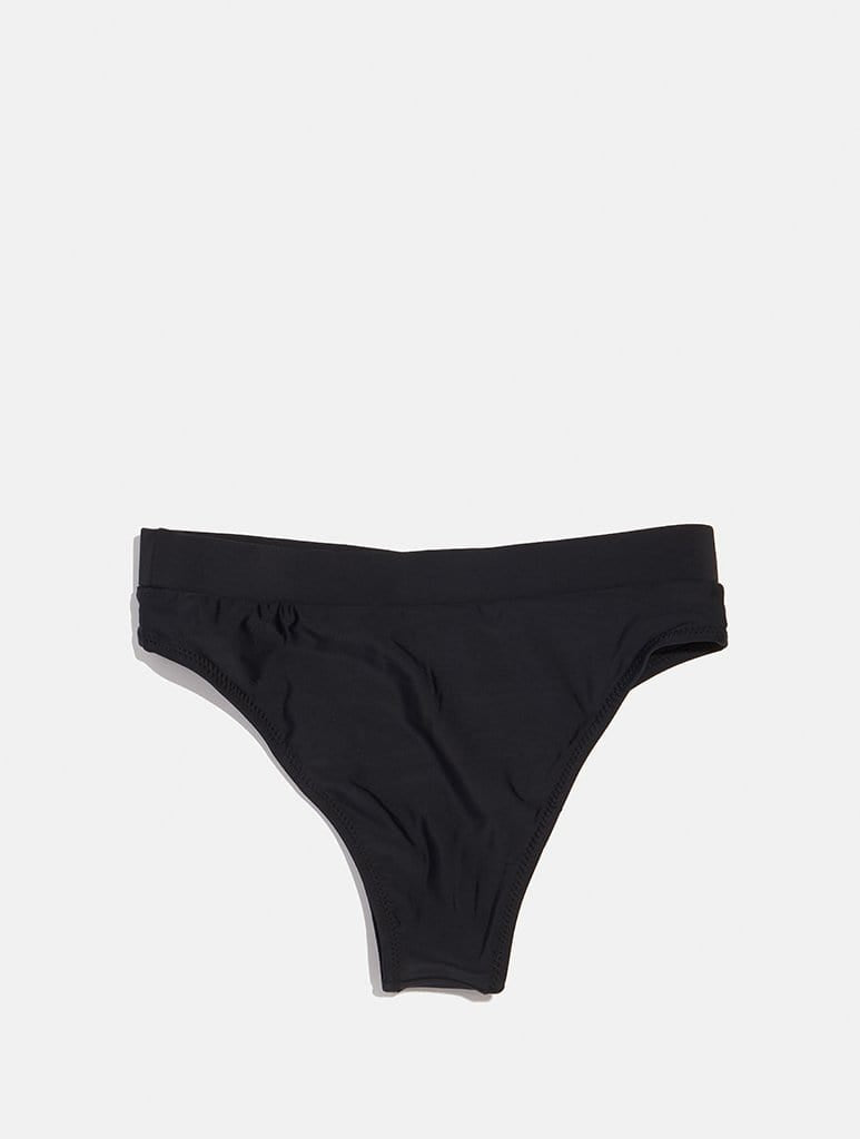 Corsica Black Bikini Bottoms Swimsuits Swim Society