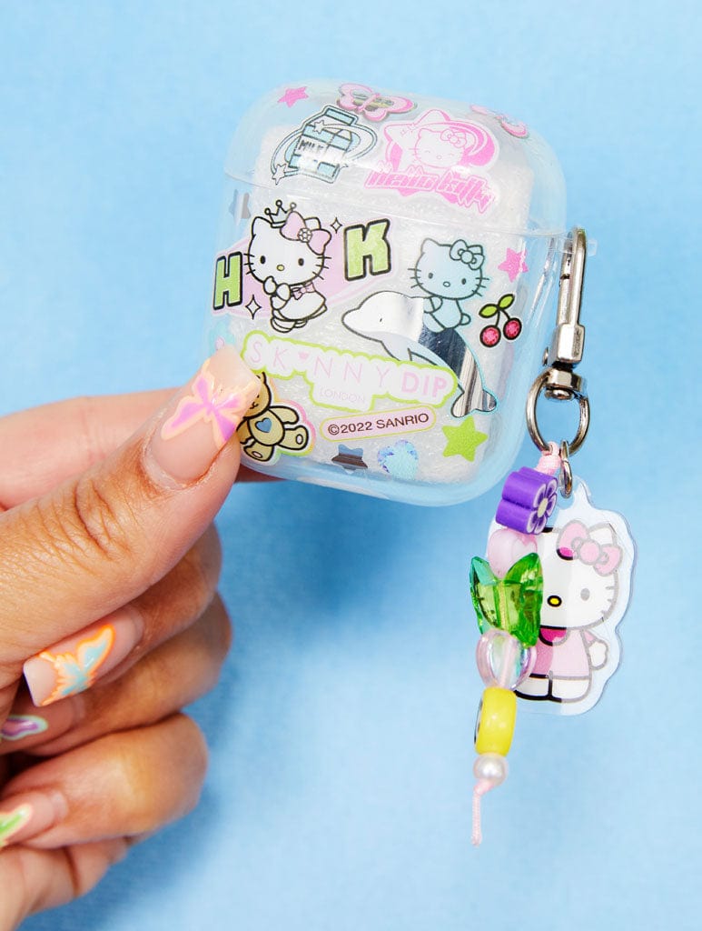 Hello Kitty x Skinnydip Retro Sticker AirPods Case AirPods Cases Skinnydip