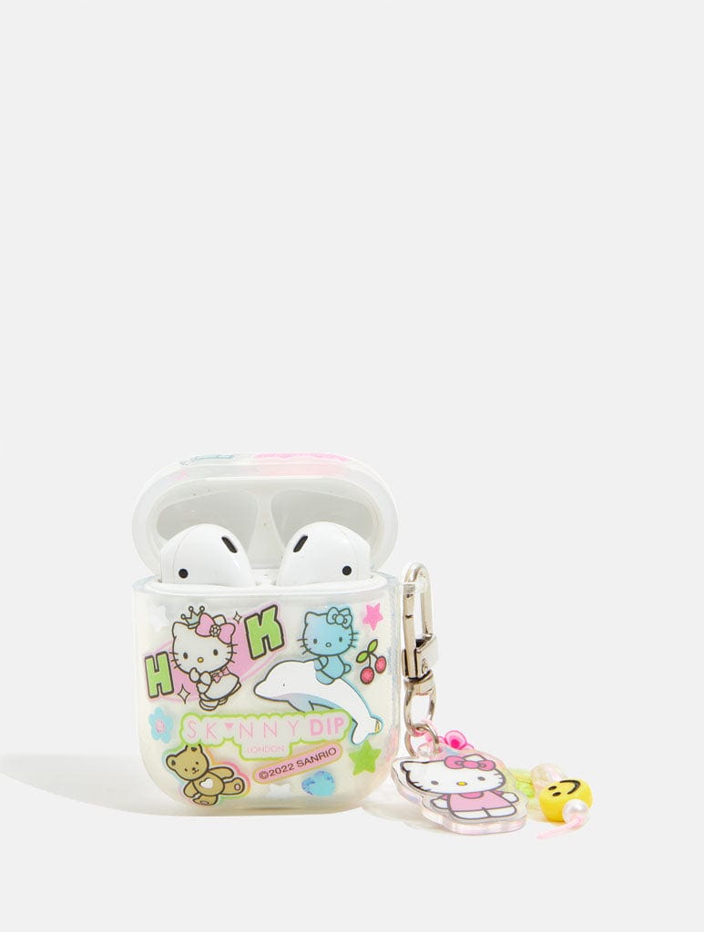 Hello Kitty x Skinnydip Retro Sticker AirPods Case AirPods Cases Skinnydip