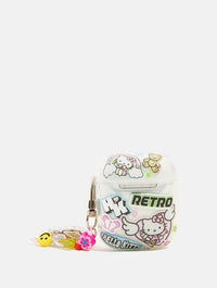 Hello Kitty x Skinnydip Retro Sticker AirPods Case AirPods Cases Skinnydip