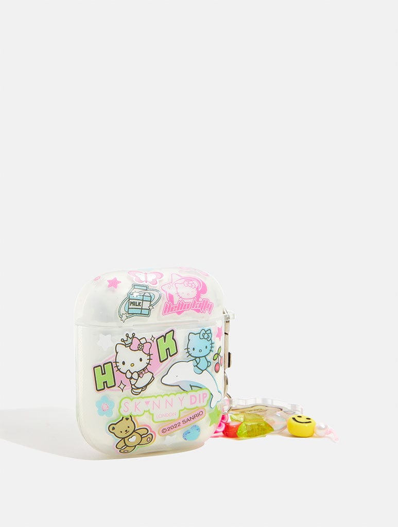 Hello Kitty x Skinnydip Retro Sticker AirPods Case AirPods Cases Skinnydip
