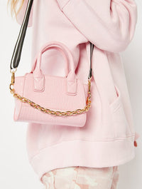 Pink Croc Mini Tote Bag Cross Body Bags Skinnydip London