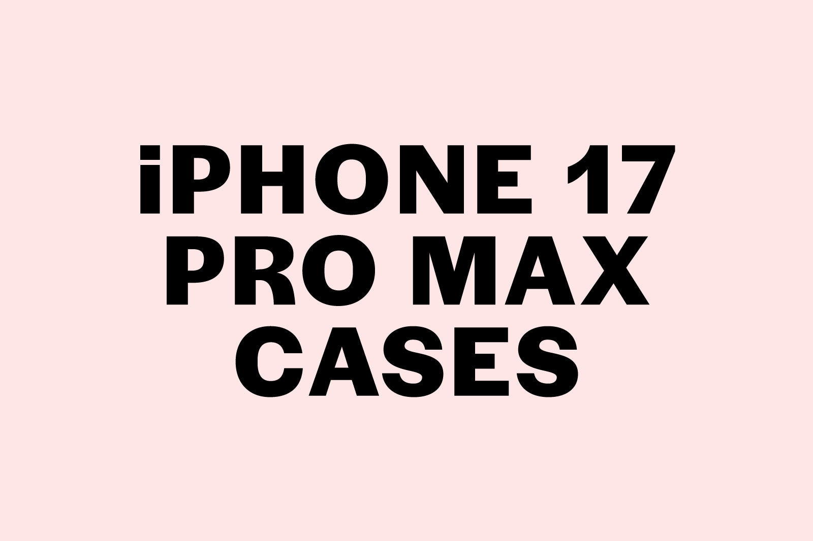 iPhone 17 Pro Max Cases